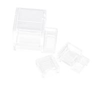 DECOMELODY 2 pièces Boîte Alimentation pour Fourmis Acrylique Transparent Lot de Gamelles Eau Miniatures Résistantes et Faciles à Nettoyer pour Terrariums et Boîtes à Fourmis Intérieur