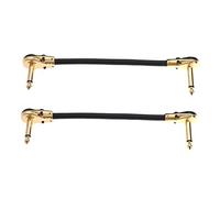 DECOMELODY 2 pièces Câble Jack Plat pour Guitare et Basse Lot de Câbles de Raccordement Instrument Haute Antirouille