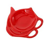 DECOMELODY 2 Pièces Ceramic Teabag Holder Set Teapot Shape Tea Bag Dishes Multi Purpose Sauce Plates for Kitchen and Living Room