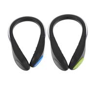 DECOMELODY 2 Pièces Clips Lumineux de Chaussures de Sécurité pour Course Nuit Résistants à Dérapants Éclairage Davertissement pour Cyclisme et Randonnée Plein Air