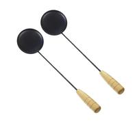 DECOMELODY 2 pièces Cuillère à Forgé Ustensiles Antiadhésifs pour Pancakes et Snacks Poignée Longue Sécurisée pour Cuisine