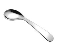 DECOMELODY 2 pièces Cuillère Garçon Fille Apprentissage Acier Inoxydable Cuillère Alimentation Incurvée Ergonomique pour Garçon Fille Outil de Repas Facile à Tenir Poignet Sécurité et pour