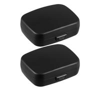 DECOMELODY 2 Pièces étui pour appareils auditifs coffret Affaire des soins auditives étui auditif étanche pour les voyages PVC