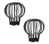 DECOMELODY 2 pièces Lot de Filtres de Gouttière Plastique Flexible Protection Anti-obstruction pour Tuyau Descente Filtre Jardinage DIY Anti-poussière pour Toit et Drainage Maison