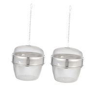 DECOMELODY 2 pièces Lot de Paniers Acier Inoxydable pour Nettoyage Bijoux et Montres à Thé Maille Multifonction Infuseurs Thé et