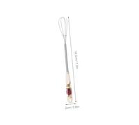 DECOMELODY 2 pièces Manuel Inox avec Poignée Céramique Ergonomique Ustensile Cuisine pour Battre Œufs Crème et Pâte Mixeur à Main pour Pâtisserie et Préparation