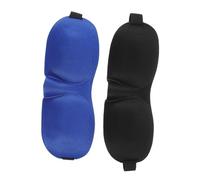 DECOMELODY 2 pièces Masque Sommeil Ultra-confortable pour Adultes Cache-yeux Occultant avec Bandeau Élastique et Adapté Aux Voyages Siestes Yoga et Avion Lot