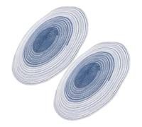 DECOMELODY 2 pièces Paillasson Griffoir Chat Fibres Naturelles Tapis à Gratter Portable Lot de Bleu Durable et Réutilisable pour Usage Intérieur