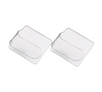 DECOMELODY 2 pièces Palette de Maquillage Portable Palette de Mélange de Transparente Acrylique pour Salon pour Fond de Teint Rouges à et Fards à Paupières