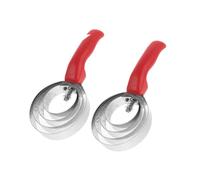 DECOMELODY 2 pièces Peigne à Curry Inoxydable pour Chevaux et Bétail Design à Picots Stimulants Brosse de Toilettage Confortable pour Élevage et Soins Animaux