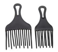 DECOMELODY 2 pièces Peigne à Dents Larges pour Coiffure Homme Accessoire Coiffant Plastique Grand et Petit pour Salon et Usage Personnel