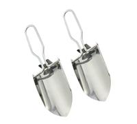 DECOMELODY 2 pièces Pelle Pliante Jardin Acier Inoxydable Légère Mini Outil Horticole pour Plantations Pot et Extérieur