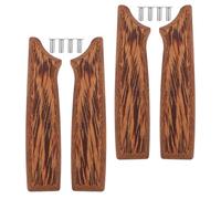 DECOMELODY 2 Pièces Poignée Bois Antidérapante pour Couteaux de Cuisine Lot de Ergonomique et Résistante Compatible avec Plusieurs Modèles de Cutters pour Usage Domestique et Professionnel