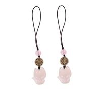 DECOMELODY 2 pièces Porte-clés Téléphone Pendentif Renard Lot de Breloque Décorative Légère et Pratique pour Clés Accessoire Fonctionnel et Personnalisé pour Toutes Tranches d'Âge