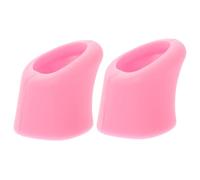 DECOMELODY 2 pièces Protection Bec Théière Silicone Brûlure et Poussière Résistant et Confortable pour Théière Maison Protège Chocs et Éclaboussures