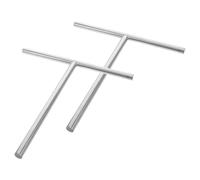 DECOMELODY 2 Pièces Spatule Acier Inoxydable pour Crêpes et Œufs Ustensile de Cuisine Robuste pour Étaler la Pâte Uniformément Outil pour Crêpe et Pancake Accessoire de Cuisson Pratique