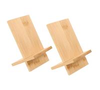 DECOMELODY 2 Pièces Support de Téléphone et Tablette avec Trou de Charge Support de Bureau Compatible Smartphone et Tablette Angle de Vue pour et Bureau