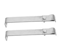 DECOMELODY 2 Pièces Supports de Fixation pour Acier Inoxydable Connecteurs de Mise Terre pour Toitures Accessoires Polyvalents Sans Outils Installation Rapide pour Usage Industriel et