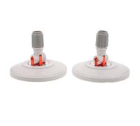 DECOMELODY 2 Pièces Tête de Rechange pour Balai Rotatif Plaque Plastique Robuste Nettoyage Sols Maison et Professionnel Accessoires Mop Adaptables Rotation Fluide et Absorption