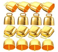 DECOMELODY 20 Pièces Cloches Vache Métal Vintage Sonnette Bruyante pour Bétail Accessoires Ferme et