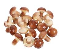 DECOMELODY 20 Pièces Faux Champignons Décoratifs Mini Modèle De Champignons en Plastique Réaliste 3.00 X 2.50 X 2.50 Cm Accessoires Photo pour Maison Vitrine Boutique Et Éducation