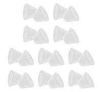 DECOMELODY 20 Pièces Nail Drill Dust Guard Caps Silicone Dustproof Collectors For Manicure Salon And Home Use Nail Drill Bit Dust Covers For Cleaner Workspace