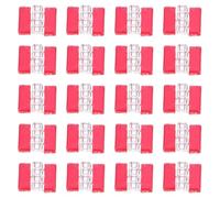 DECOMELODY 20 Pièces Small Acrylic Self-adhesive Hinges Transparent For Kitchen Cabinet Wardrobe Freezer Door Lid Repair Replacement