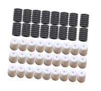 DECOMELODY 200 pièces Boucles Réglables Silicone pour Anti-dérapantes Crochet Protecteur Oreille Noires Blanches Accessoires Ajustables pour Sports et Activités Extérieures