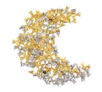 DECOMELODY 200 pièces Nail Charms Métal pour Ongles Décorations Manucure Pointues Pierres et Breloques pour Nail Art Accessoires Ongles Femme Argent et Or Faciles à Appliquer