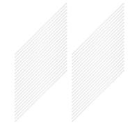 DECOMELODY 200 Pièces Pailles pour Buse Aérosol Transparentes Tubes de Rechange Précis pour Nettoyants Huile Pénétrante Compatible