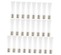 DECOMELODY 25pièces Tubes Squeeze Transparent Lot De Contenants Cosmétiques Pour Gloss à Lèvres Pratiques Et Étanches Pour Voyage Et Stockage