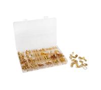 DECOMELODY 290pièces Bijoux Pour Cheveux Vrac Anneaux Pour Dreadlocks Pinces à Cheveux Dorées Décorations Pour Tresses Lot