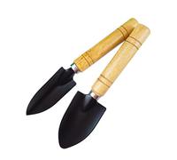 DECOMELODY 2ensembles Mini-Pelle Et Truelle De Jardin Ensemble De Outils Portables pour Micro-Paysage Manche Naturel Et Compact