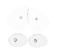 DECOMELODY 2paires Patches De Massage Portables Silicone Conducteur Kit Professionnel De Soins Thérapeutiques Patchs Souples Pour Soulagement Autour Des Articulations Compatibles Électrodes