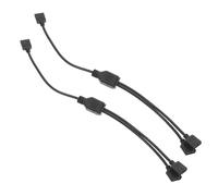 DECOMELODY 2pièces Câble Répartiteur Argb Pin Extension pour Ventilateurs Et Refroidisseurs CPU and Play Compatible avec Cartes Mères Et Dispositifs Argb