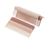DECOMELODY 2pièces Peigne Lisseur Pour Cheveux Avec Housse Brosse à Cheveux Amovible Clip Pour Coiffage Maison