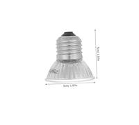 DECOMELODY 3 pièces Ampoule Chauffante Reptile Lampe Chauffante pour Tortues Lézards et Serpents Émetteur de Chaleur pour Aquarium et Terrarium Favorise Digestion et Synthèse de