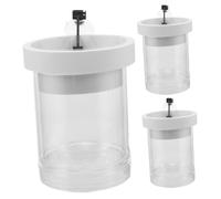 DECOMELODY 3 Pièces Boîte de Reproduction pour Aquarium Transparente avec Ventouse Isolation Flottante pour Poissons Crevettes et Alevins Œufs avec Circulation Eau