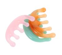 DECOMELODY 3 Pièces Gua Sha Head Scalp Massager Comb Portable Five-claw Resin Hair Massage Tool For Stress Relief And Scalp Health Maintenance