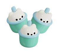 DECOMELODY 3 Pièces Mousse Nettoyante Visage Portable Mousseur Facial Léger Économiseur Nettoyant Peau