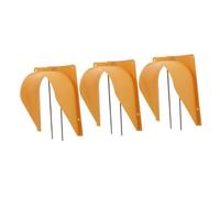 DECOMELODY 3 Pièces Porte Cage Pigeons et Inoxydable Design Européen avec Bandes Anti-Collision Accessoire pour Cage de Pigeons de Course Installation Facile et Remplacement Pratique