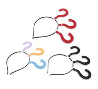 DECOMELODY 3 pièces Serre-têtes Festifs Point Interrogation et Exclamation Amusants pour Fêtes et Cosplay Accessoires Légers et Confortables pour Tenues de Festival