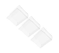 DECOMELODY 3 Pièces Support de Serviettes Acrylique pour Cuisine et Salle à Manger Distributeur de Papier et Serviettes Faciles à Poser sur Comptoir Design Élégant et Résistant pour Usage