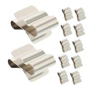 DECOMELODY 30 pièces Clips Câble Photovoltaïque Acier Inoxydable Fixation Stable pour Câblage Cadre de Remorque Installation Facile et Suspendue sans Contact Direct