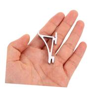 DECOMELODY 30 Pièces Clips Étagère Aluminium pour Réfrigérateur Supports Renforcés Antidéformation Fixation Sécurisée et Résistance à Usure pour Congélateurs et Armoires Réfrigérées