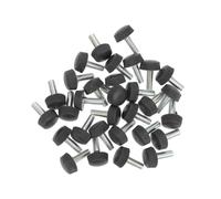 DECOMELODY 30 pièces Lot de Réglables pour Meubles avec Inserts Filetés Nivellement Précis pour Tables Chaises et Canapés Base PP Antidérapante Protection Les Secousses et Ajustement Facile