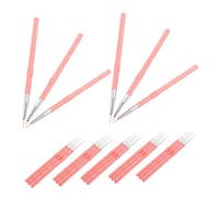 DECOMELODY 30 Pièces Lot Pinceaux Nail Art Liner Set Manucure Outils Professionnels Pinceaux Fins pour Détails Traits Courts et Lignes Élancées pour Salon et Usage Personnel