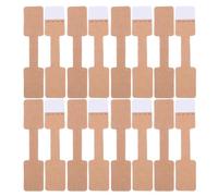 DECOMELODY 300 pièces Étiquettes Adhésives Bijoux Papier Kraft Marron Étiquettes Prix Autocollantes pour Pendentifs Colliers et Bagues Stickers Écrits pour Présentation et Projets Artisanaux