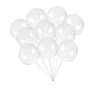 DECOMELODY 35 Pièces Ballons Bobo Transparents pour Décorations Anniversaire Mariages Événements Festifs