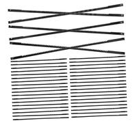 DECOMELODY 36 pièces Lames de scie à chantourner à dents par pouce en acier au carbone pour travail du bois plastique mousse et métaux tendres avec emballage OPP